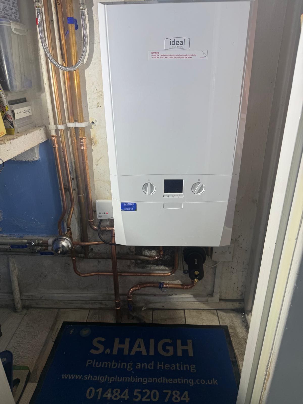 New Ideal Logic plus Boiler stalled with power flush2