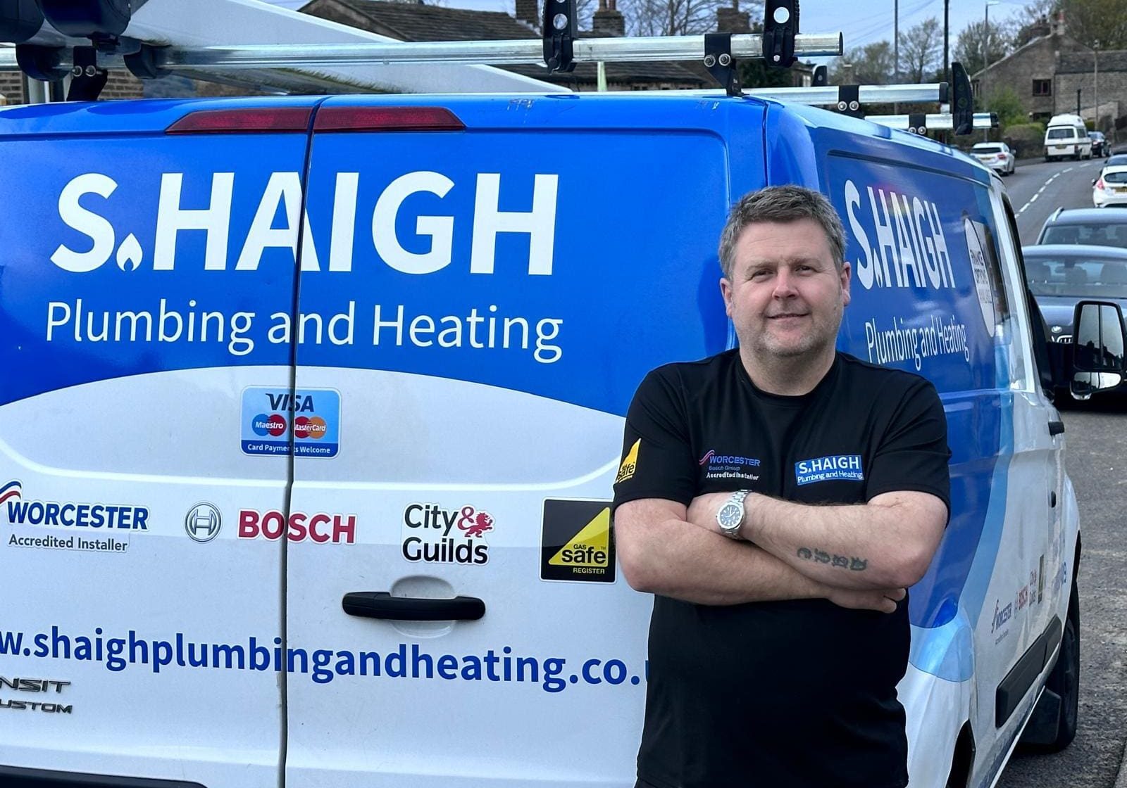 Simon at S Haigh Plumbing and Heating