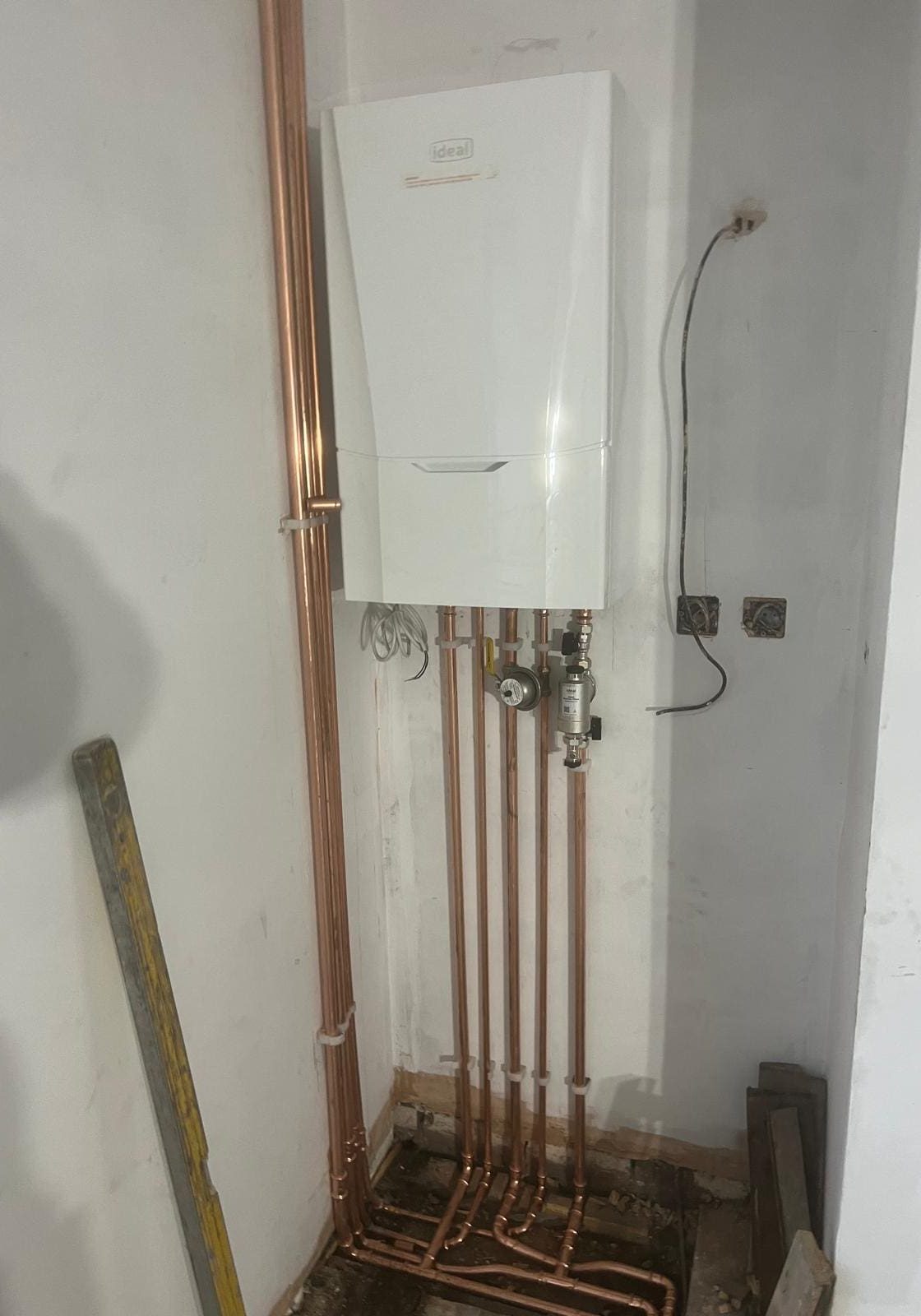 Servicing boiler